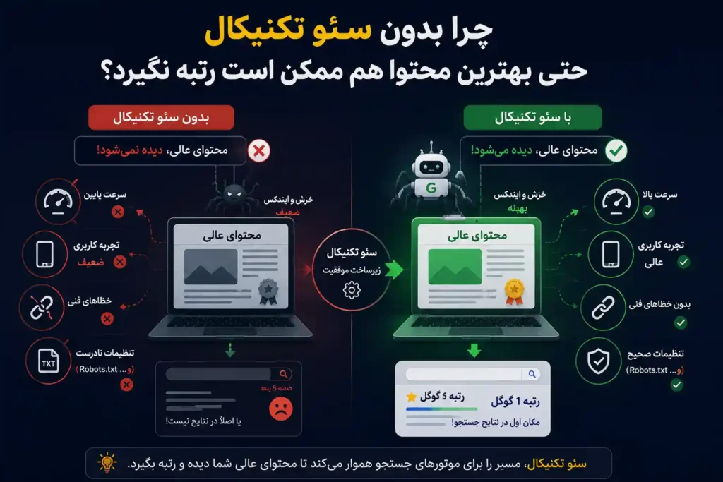 ارتباط سئو تکنیکال با سئو داخلی و خارجی